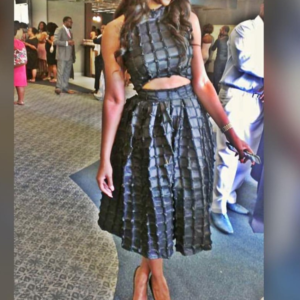 Two Piece Flare Skirt Set